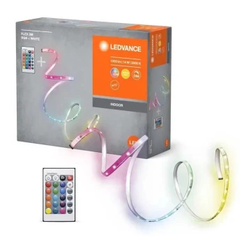 Ledvance - LED RGB Ściemnialna taśma FLEX 5m LED/14W/230V + pilot zdalnego sterowania