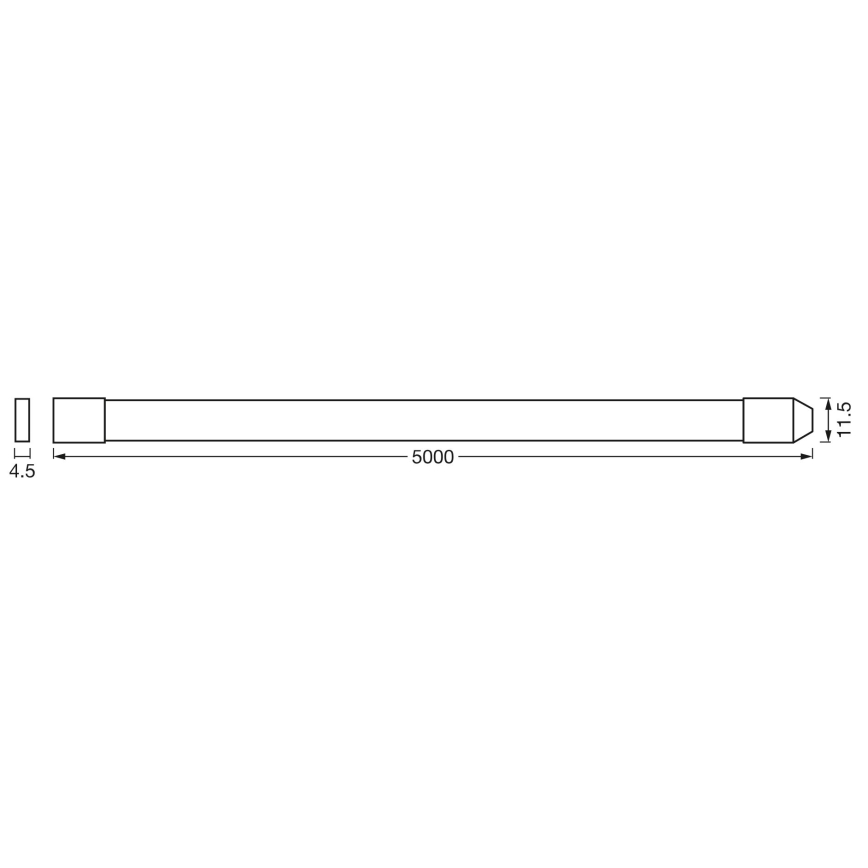 Ledvance - LED RGB+TW Ściemnialna zewnętrzny pasek FLEX 5m LED/14,5W/230V 2700-6500K IP44 Wi-Fi