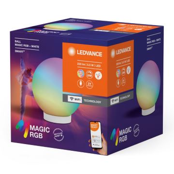 Ledvance - LED RGBW Ściemnialna akumulatorowa lampa stołowa SMART+ MAGIC LED/3,5W/5V 2200-6500K Wi-Fi