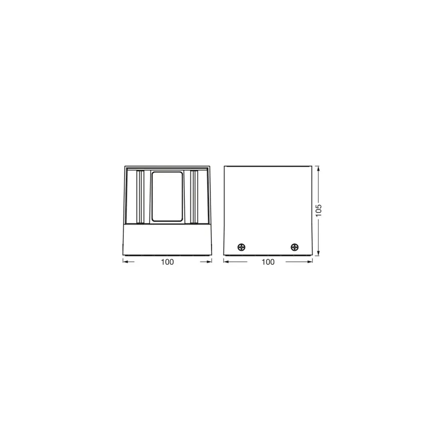 Ledvance - LED RGBW Ściemnialny zewnętrzny kinkiet SMART+ BEAM LED/8W/230V 3000-6500K IP44 Wi-Fi