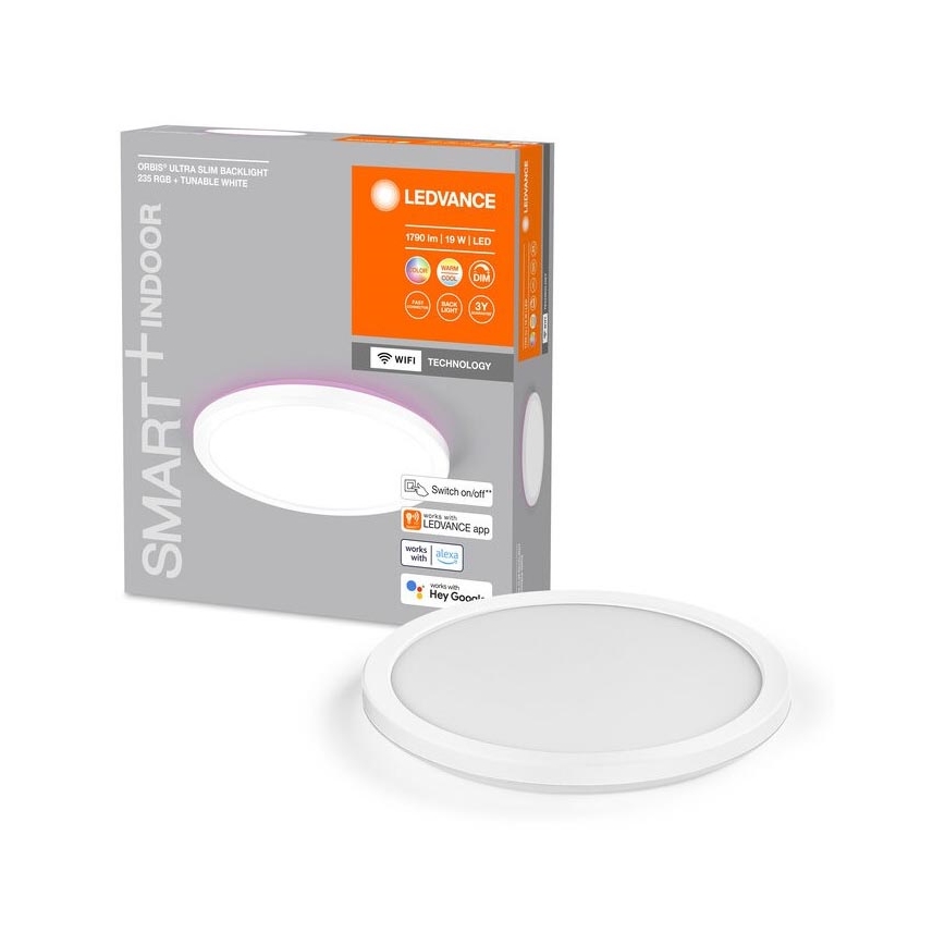 Ledvance - LED RGBW Ściemnialny plafont SMART+ ORBIS LED/19W/230V 2700-6500K Wi-Fi