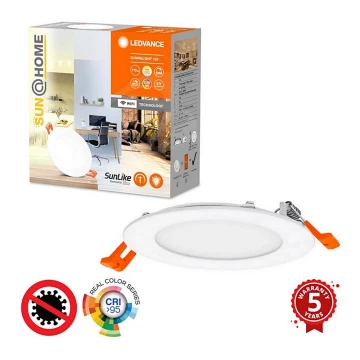 Ledvance - LED Ściemniane oświetlenie wpuszczane SUN@HOME LED/8W/230V 2200-5000K CRI 95 Wi-Fi