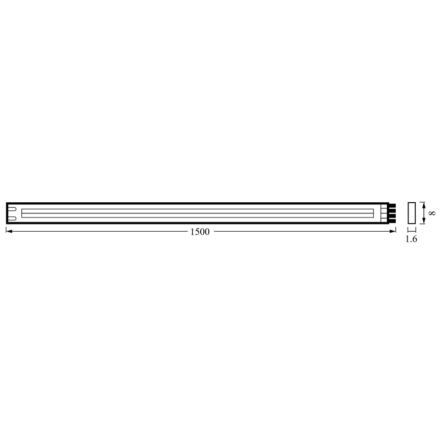 Ledvance - LED Taśma FLEX COB 1,5m LED/7,5W/230V