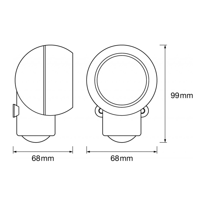 Ledvance - LED Zewnętrzna lampa orientacyjna z czujnikiem SPYLUX LED/0,3W/4,5V IP4