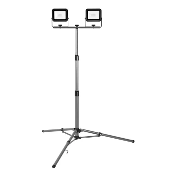 Ledvance - LED Zewnętrzny reflektor z uchwytem WORKLIGHT TRIPOD 2xLED/20W/230V 6500K IP65