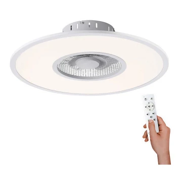 Leuchten Direkt 14642-16 - LED Ściemniany plafon z wentylatorem FLAT-AIR LED/32W/230V + pilot