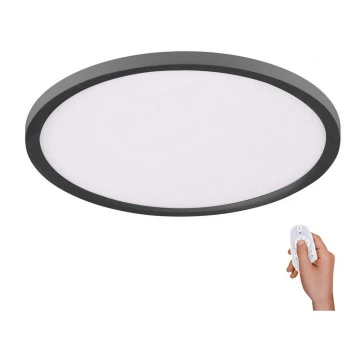 Leuchten Direkt 15571-18 - LED Ściemniany plafon FLAT LED/23,5W/230V 2700-5000K + pilot