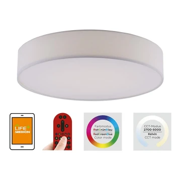 Leuchten Direkt 18428-16 - LED RGB Plafon ściemnialny LOLA LED/32W/230V Tuya + Pilot