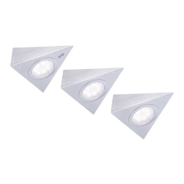 Leuchten Direkt 84110-55-3 - SET 3x LED Oświetlenie mebli z czujnikiem THEO LED/3,6W/230V