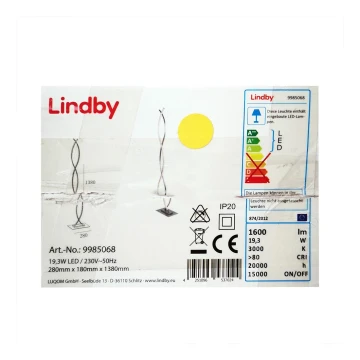 Lindby - LED Lampa podłogowa BOBI LED/24W/230V