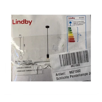 Lindby - Ściemnialny żyrandol na lince JAKE 1xE27/60W/230V