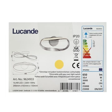 Lucande - LED Kinkiet XALIA LED/10,4W/230V