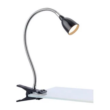 Markslöjd 106092 - LED Lampa stołowa z klipsem TULIP LED/3W/230V czarny