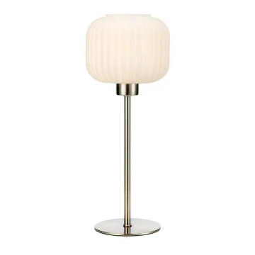 Markslöjd 108121 - Lampa stołowa SOBER 1xE27/60W/230V matowy chrom
