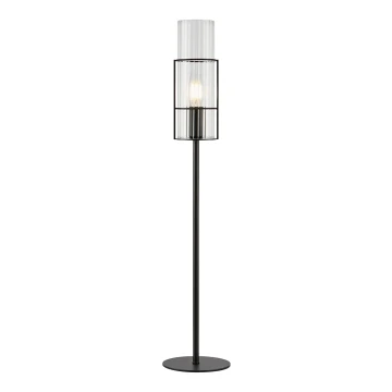 Markslöjd 108556 - Lampa stołowa TUBO 1xE14/40W/230V 65 cm czarne/clear