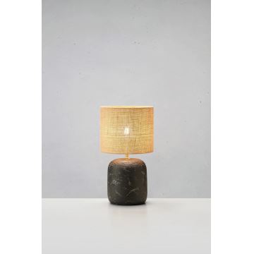 Markslöjd 108683 - Lampa stołowa MONTAGNA 1xE14/40W/230V 32 cm beżowa/czarna