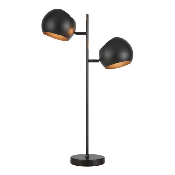 Markslöjd 108691 - Lampa podłogowa EDGAR 2xE14/40W/230V czarna