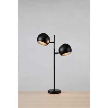 Markslöjd 108691 - Lampa podłogowa EDGAR 2xE14/40W/230V czarna