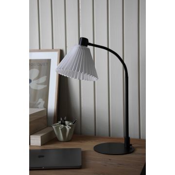 Markslöjd 108697 - Lampa stołowa MIRA 1xE14/40W/230V czarna/biała