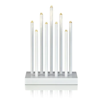 Markslöjd 702588 - LED Świąteczny świecznik VIIK 9xLED/0,54W/230/3V biały