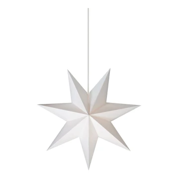Markslöjd 703120 - Dekoracja bożonarodzeniowa DUVA 1xE14/25W/230V śr. 45 cm biała
