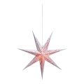 Markslöjd 703553 - Dekoracja bożonarodzeniowa ELIN 1xE14/25W/230V biała/czerwona 75 cm