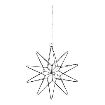 Markslöjd 705749 - LED Dekoracja bożonarodzeniowa GLEAM LED/0,6W/3xAA czarna
