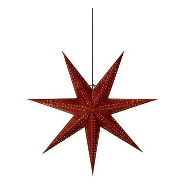 Markslöjd 705808 - Dekoracja bożonarodzeniowa EMBLA 1xE14/25W/230V śr. 75 cm czerwona