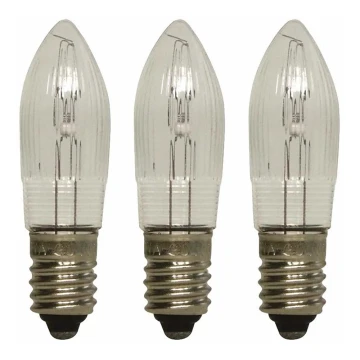 Markslöjd 8264 - Świąteczna żarówka TOPPLAMPA E10/3W/55V