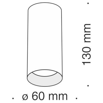 Maytoni C010CL-01B - Oświetlenie punktowe FOCUS 1xGU10/50W/230V czarne