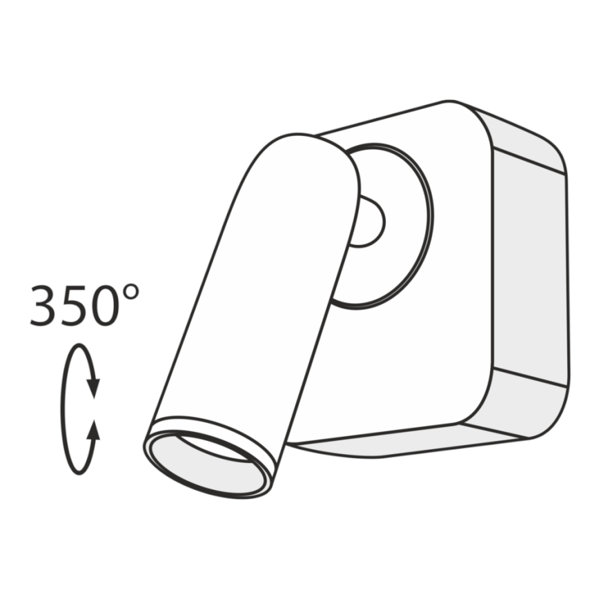 Maytoni C039WL-L3B3K - LED Kinkiet punktowy MIRAX LED/3W/230V czarny