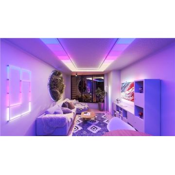 Nanoleaf - ZESTAW 3x Ściemnialna lampa sufitowa RGBW SKYLIGHT 1xLED/18W/230V + 2xLED/16W/230V 2700-6500K Wi-Fi