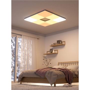 Nanoleaf - ZESTAW 3x Ściemnialna lampa sufitowa RGBW SKYLIGHT 1xLED/18W/230V + 2xLED/16W/230V 2700-6500K Wi-Fi