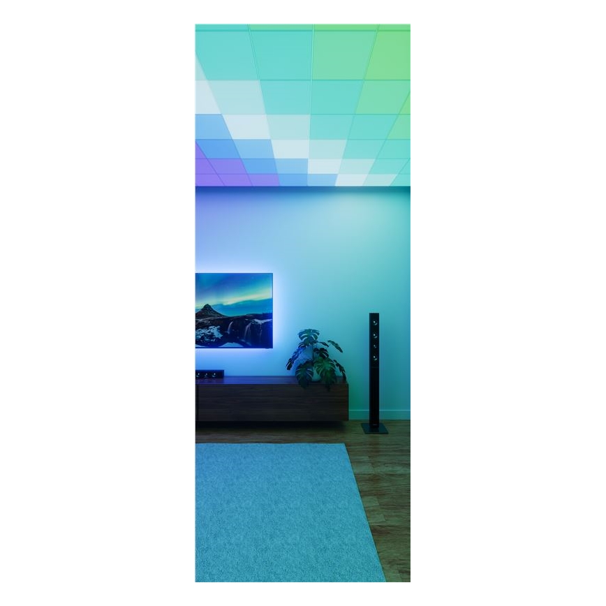 Nanoleaf - ZESTAW 3x Ściemnialna lampa sufitowa RGBW SKYLIGHT 1xLED/18W/230V + 2xLED/16W/230V 2700-6500K Wi-Fi