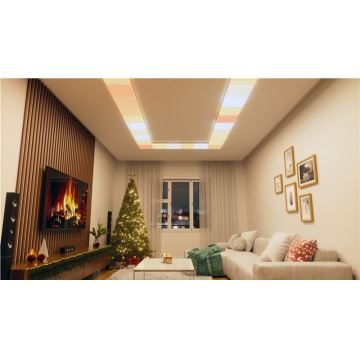 Nanoleaf - ZESTAW 3x Ściemnialna lampa sufitowa RGBW SKYLIGHT 1xLED/18W/230V + 2xLED/16W/230V 2700-6500K Wi-Fi