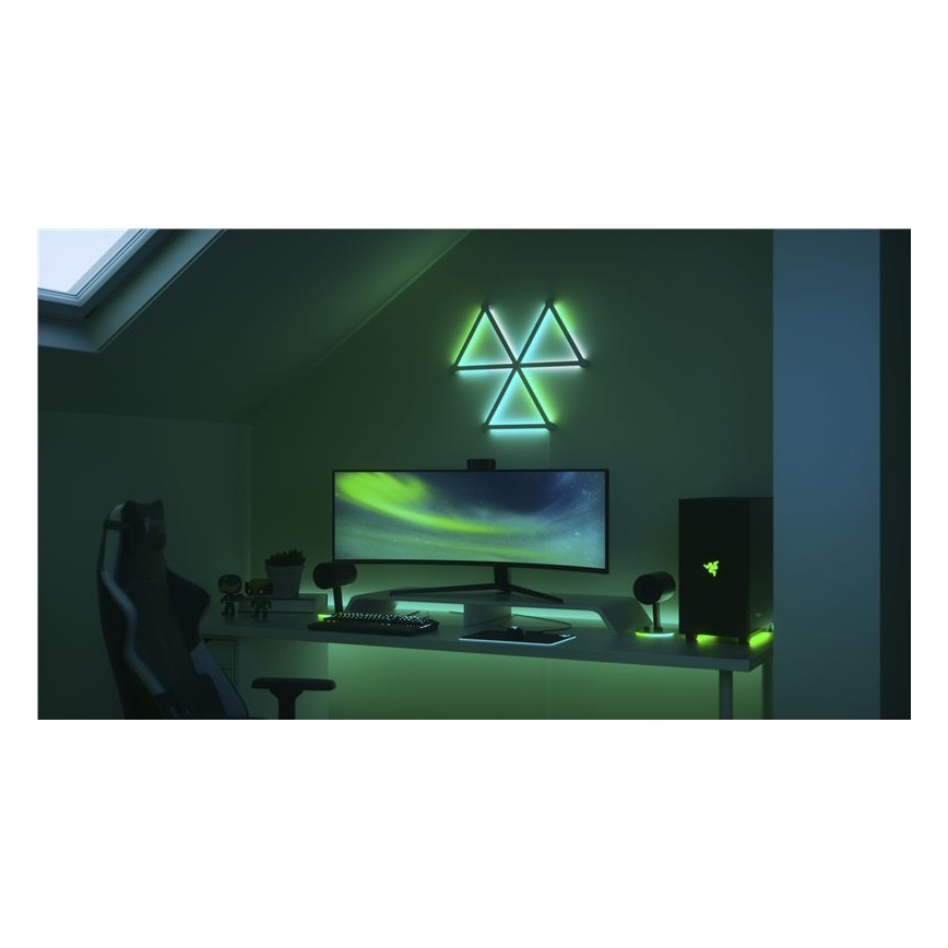 Nanoleaf - ZESTAW 9x LED RGBW Ściemnialna szyna LINES LED/2W/230V 1200-6000K Wi-Fi