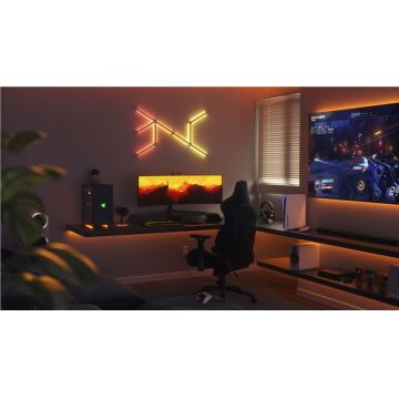 Nanoleaf - ZESTAW 9x LED RGBW Ściemnialna szyna LINES LED/2W/230V 1200-6000K Wi-Fi