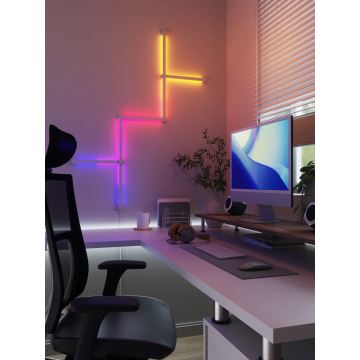 Nanoleaf - ZESTAW 4x LED RGBW Ściemnialna szyna LINES LED/2W/230V 1200-6000K Wi-Fi