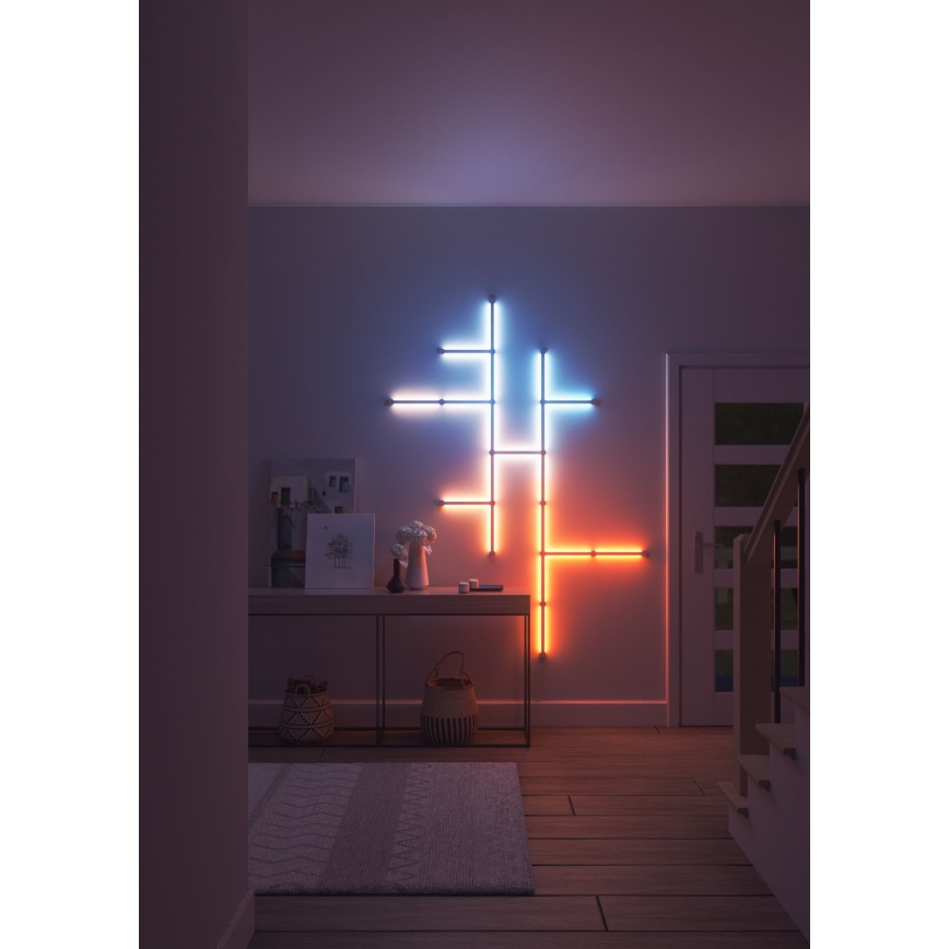 Nanoleaf - ZESTAW 4x LED RGBW Ściemnialna szyna LINES LED/2W/230V 1200-6000K Wi-Fi