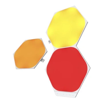 Nanoleaf - SET 3x Panel ściemnialny LED RGB SHAPES HEXAGONS LED/2W/230V Wi-Fi