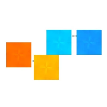 Nanoleaf - SET 4x Panel ściemnialny LED RGB CANVAS LED/1W/230V Wi-Fi