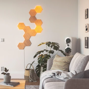 Nanoleaf - ZESTAW 3x LED Panel ściemnialny HEXAGONS LED/2W/230V Wi-Fi