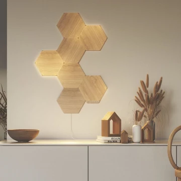 Nanoleaf - ZESTAW 7x LED Panel ściemnialny HEXAGONS LED/2W/230V Wi-Fi