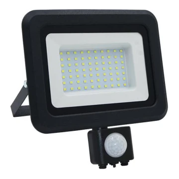 Naświetlacz zewnętrzny LED z czujnikiem LED/50W/230V 4000K IP65 czarny