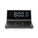 Alarm clock z wyświetlaczem LCD and wireless charger 15W/230V czarny
