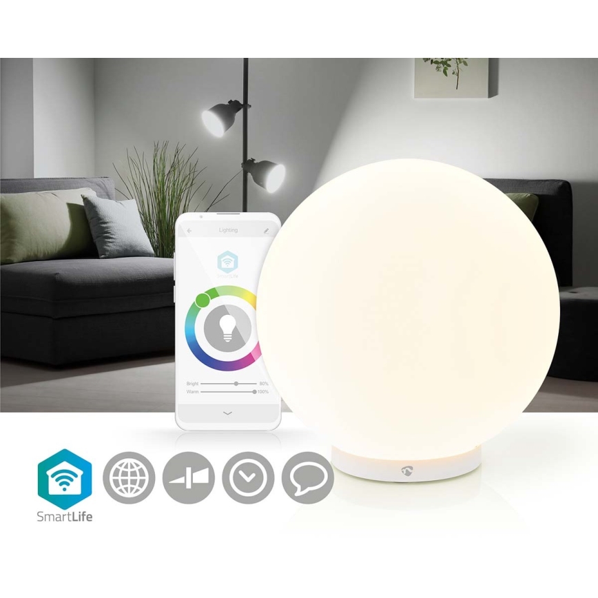 LED RGBW Ściemniana lampa stołowa SmartLife LED/5W/5V Wi-Fi