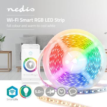 LED RGB Smart Wi-Fi taśma LED/15W/230V 2700 - 6500K 5 m