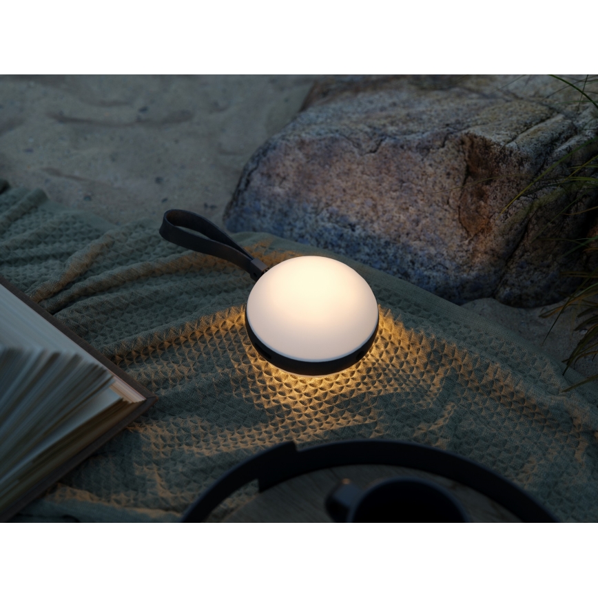Nordlux - LED Ściemnialna zewnętrzna lampa przenośna BRING TO-GO LED/1W/5V IP54 czarne