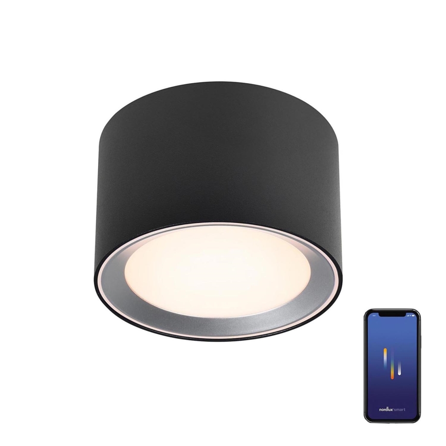 Nordlux - LED Ściemnialne łazienkowe oświetlenie punktowe LANDON SMART LED/8W/230V 2700-6500K IP44 czarne