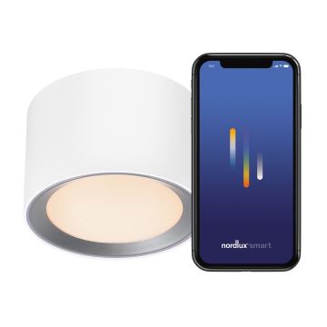 Nordlux -LED Ściemnialne łazienkowe oświetlenie punktowe LANDON SMART LED/8W/230V 2700-6500K IP44 białe